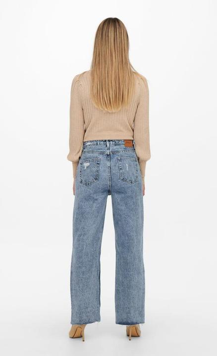 Actual product image Only ONLDad High Waist Destroyed Flared Jeans (26)