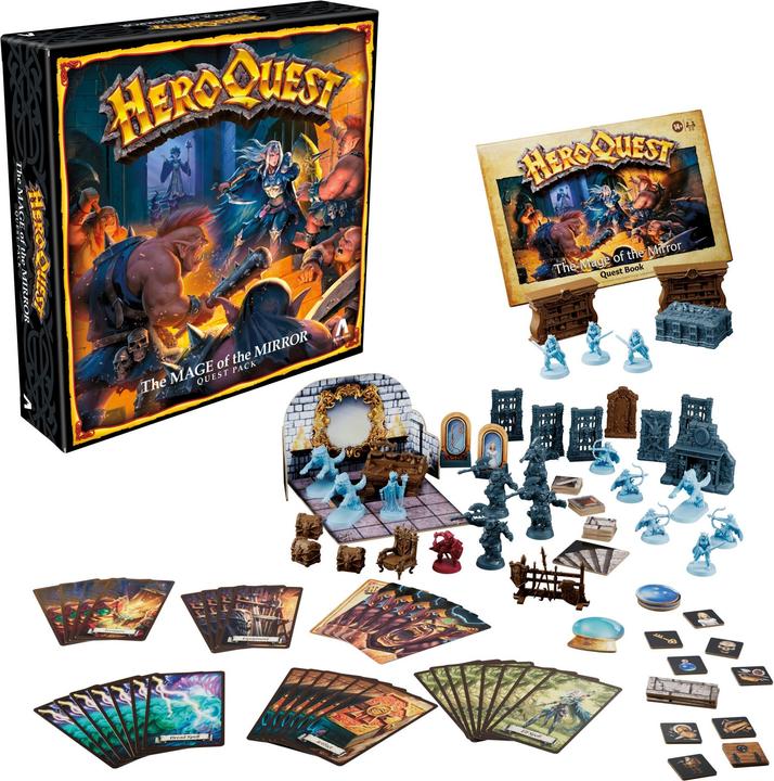 Actual product image Hasbro Heroquest The Mage of the Mirror Quest (English)