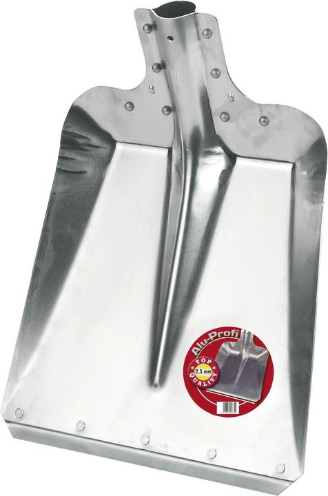 Kerbl Professionele aluminium schep maat 7 met rand, 2,5 mm