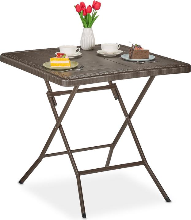 Actual product image Relaxdays Garden table (78 cm)