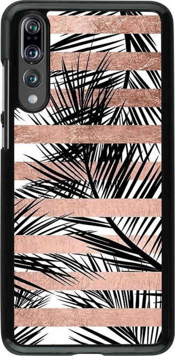Actual product image PhoneLook Coque Palm trees gold stripes (Huawei P20 Pro)