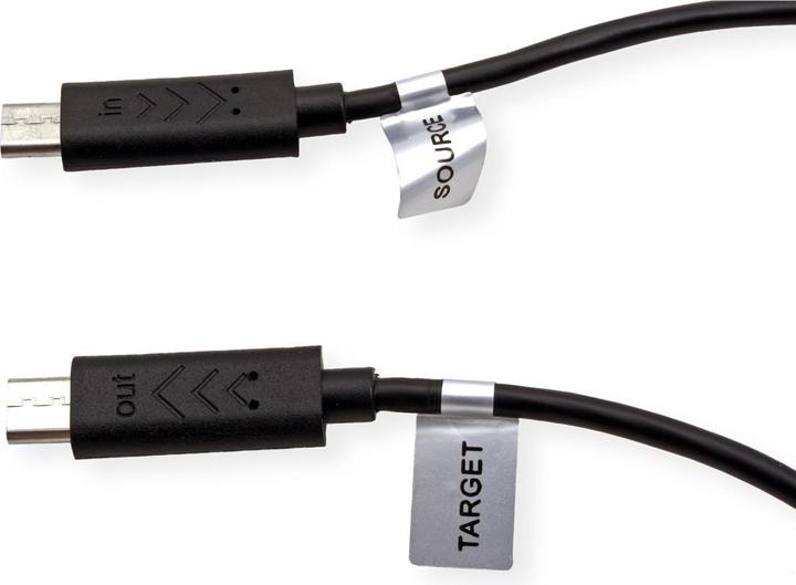 Image du produit Roline Câble de chargement USB (0.30 m, USB 2.0)