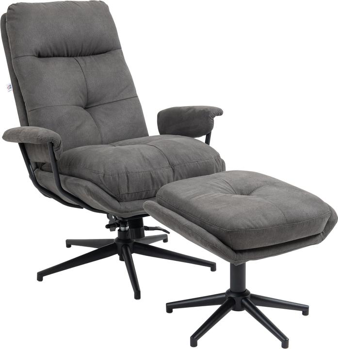 Produktbild Homcom Relaxsessel mit Hocker