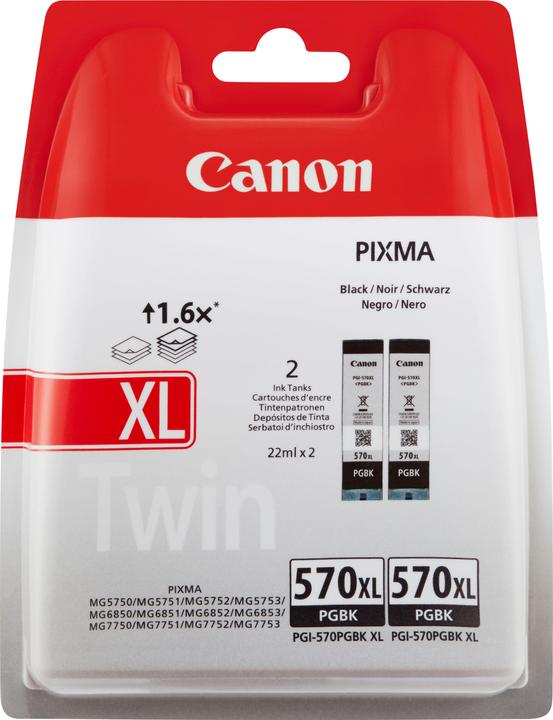 Canon PGI-570PGBK XL 2er Pack (BK)
