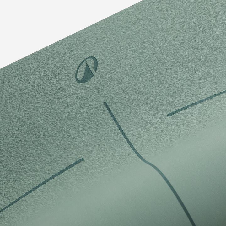 Actual product image Kimjaly Yogamatte extrem rutschfest 185 cm × 65 cm × 4 mm - dunkelgrün (4 mm)