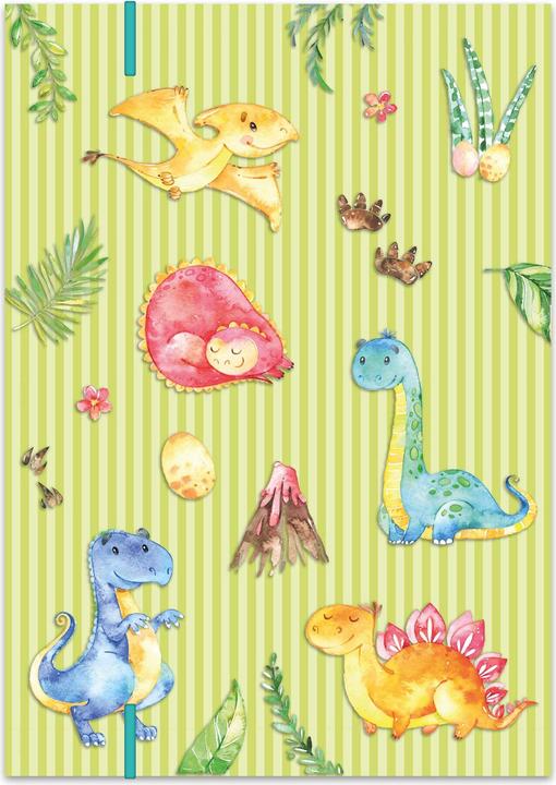 Image du produit Papierdrachen Cartable 2 pièces DIN A4 - Dino (lot de 4)