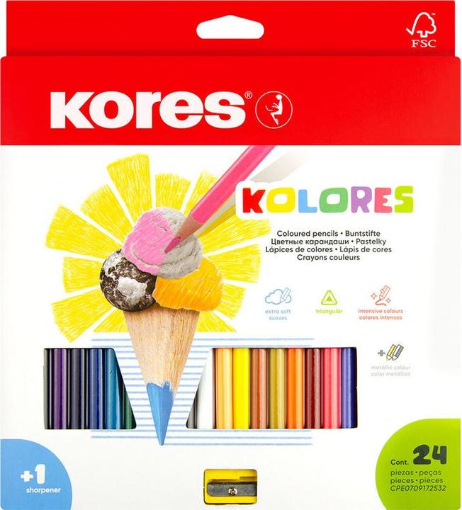 Immagine prodotto Kores Kolores (Multicolore, 24 x)
