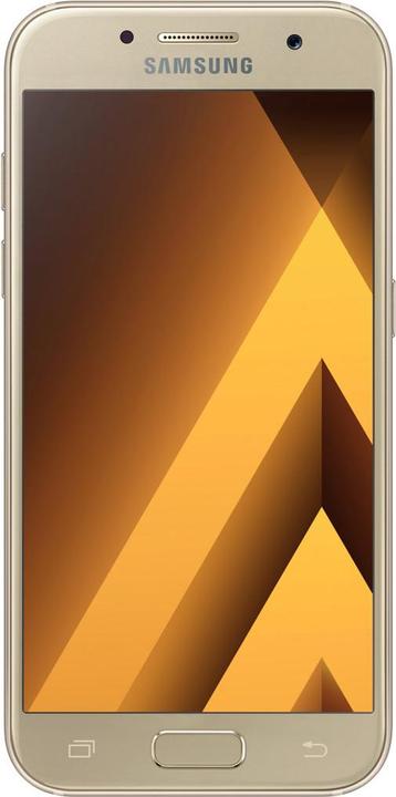 Samsung Galaxy A3 (2017) (16 GB, Gold-Sand, 4.70", Single SIM, 13 Mpx, 4G)