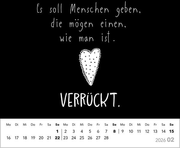 Produktbild Visual Words Black 2026 (Deutsch)