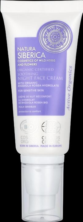 Image du produit Natura Siberica Crème visage apaisante de nuit certifiée bio pour peaux sensibles, 50 ml (50 ml)