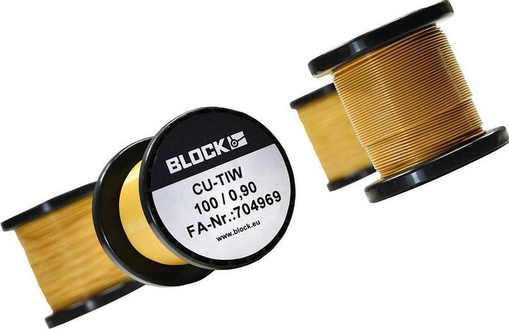 Actual product image Block Triple insulated copper wire TEX-E CU-TIW (2110 m)