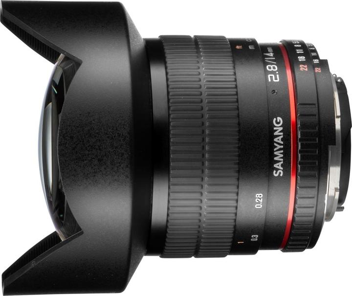 Image du produit Samyang 14mm f/2.8 ED AS IF UMC - Nikon F (Nikon F, Plein format)