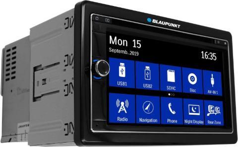 Actual product image Blaupunkt Las Vegas 690 DAB NAV TRUCK Camping POI Double DIN Moniceiver Connection for Steering Wheel Remote