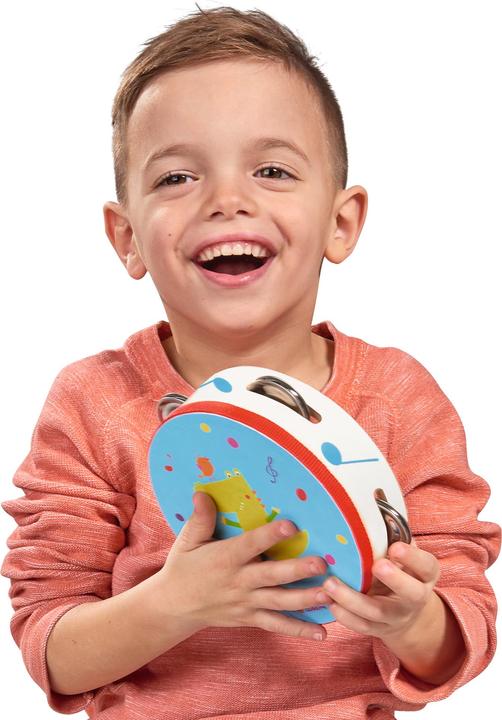 Actual product image Eichhorn Music tambourine (German, French, Italian, English)