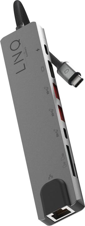 Actual product image LINQ Connects 8 in 1 Hub Pro (USB-C, 1 Ports)
