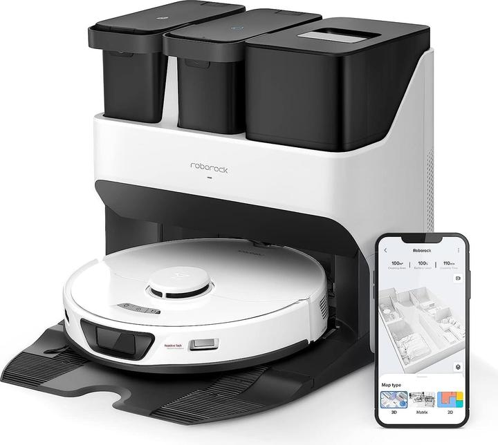 Immagine prodotto Roborock Saugroboter S7 Max Ultra mit Selbstreinigungsstation, Hindernisvermeidung, App/Sprachsteuerung (Robot aspirapolvere)