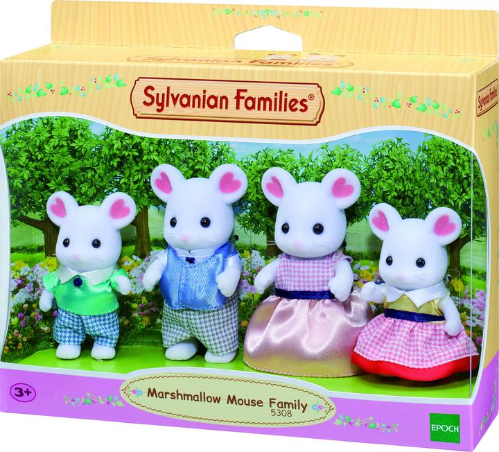 Actual product image Sylvanian Families Marshmallow Mouse Family
