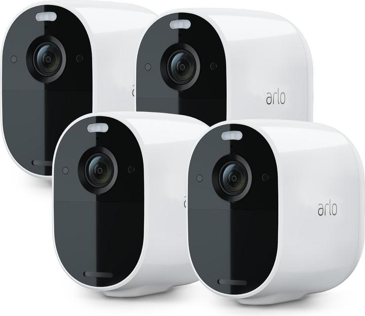 Produktbild Arlo Essential Spotlight Kamera, 4er Set weiss (1920 x 1080 Pixels)