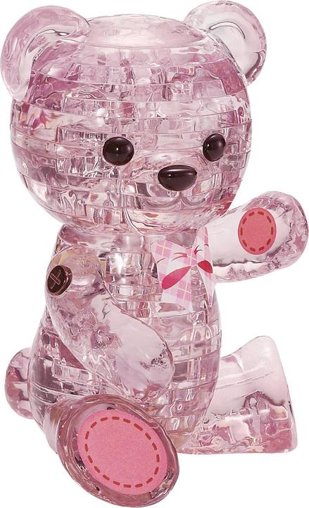 Produktbild HCM Kinzel HCM59192 - Crystal Puzzle: 3D Bär Lily - Rosa, 48 Teile, ab 14 Jahren (DE-Ausgabe) (48 Teile)