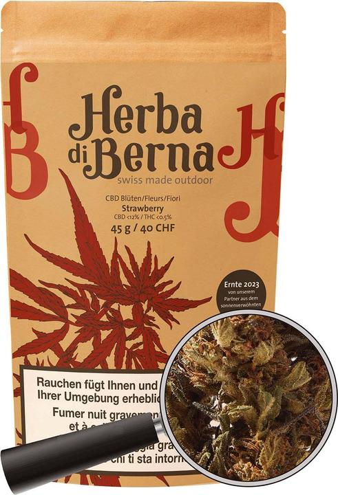 Produktbild Herba di Berna Strawberry Outdoor Limited Edition (45 g, Outdoor)