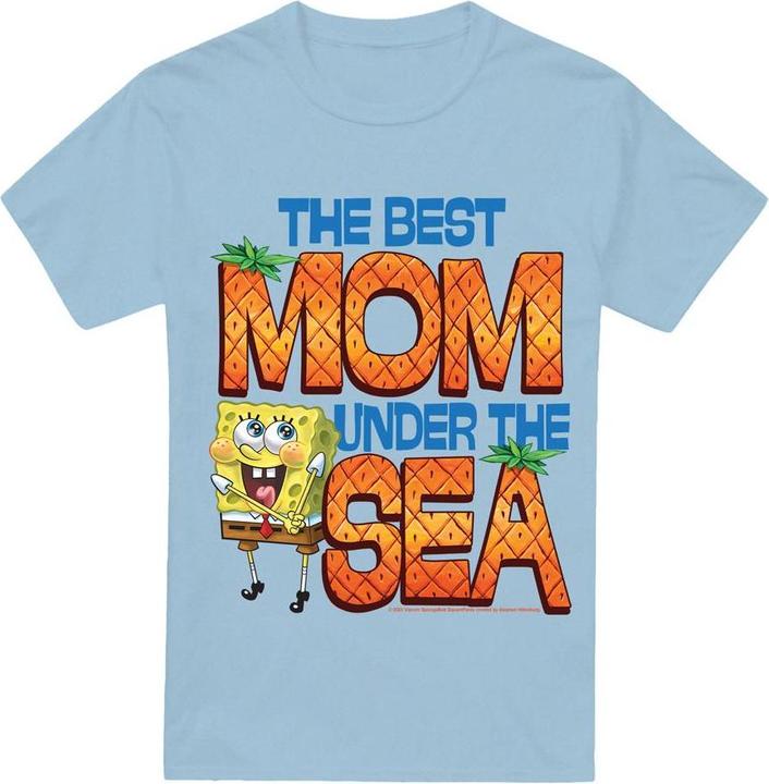 Spongebob Squarepants Best Mom Under The Sea TShirt Muttertag