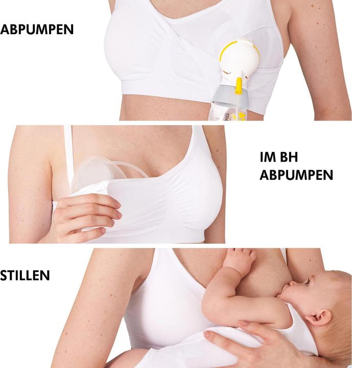 Produktbild Medela Hands-free 3in1 Still- und Pump BH (L)