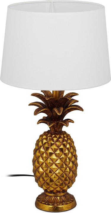 Immagine prodotto Relaxdays Lampada da Tavolo a Forma di Ananas, Decorativa (E27)