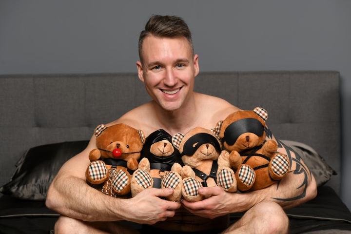 Actual product image Master Series Gagged Bondage Bear