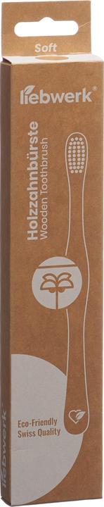 Liebwerk Holzzahnbürste Soft Palm (Weich, 1 x)