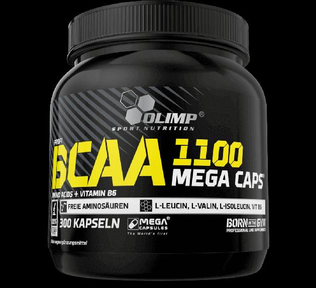 Produktbild Olimp Sport Nutrition Bcaa 1100 Mega Caps (300 Stück, Kapseln, 387 g)