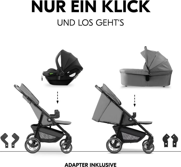 Actual product image Hauck Shop N Care Trio Set Grey