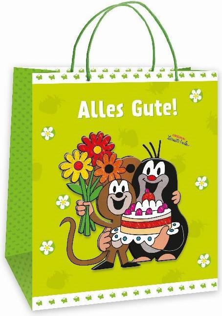 Produktbild 3D Geschenktasche Maulwurf Torte (Geschenktüte)