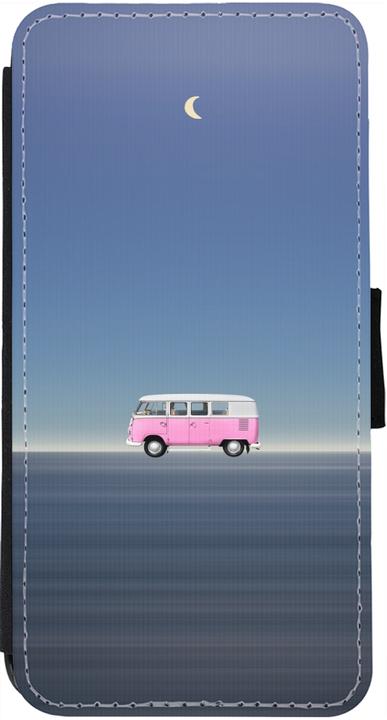 Produktbild PhoneLook Hülle Wallet schwarz Spring 23 pink bus (Realme 12 Pro+, Apple iPhone 12)
