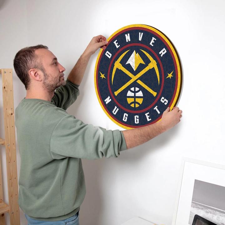 Produktbild Iconic NBA - Denver Nuggets - Logo - Holz Puzzle Grösse L (500 Teile) (500 Teile)