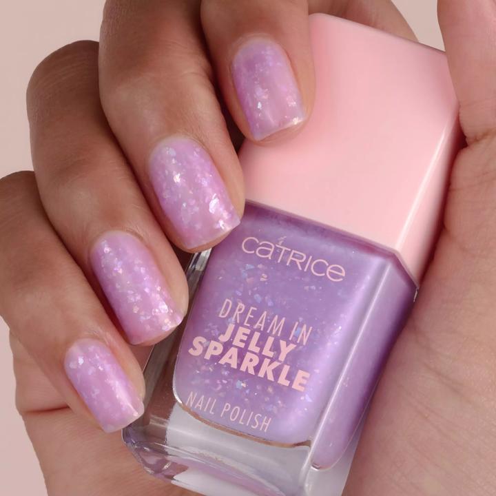 Actual product image Catrice Dream In Jelly Sparkle Nail Polish 040 Jelly Crush (040 Jelly Crush, Colour paint)
