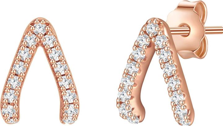 Glanzstücke München Damen Sterling Silber Zirkonia roségold - 28461 (Sterling Silber)