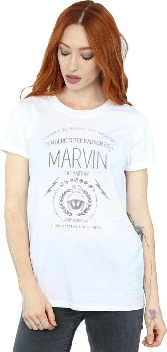 Immagine prodotto Looney Tunes Marvin The Martian Where's The Kaboom Maglietta Ampia Donna (M)