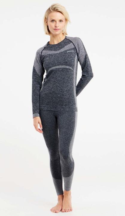 Produktbild Protest Damen Thermoshirt PRTKOMBU Elastischer Stoff Dark Grey Melee M/L (M/L)