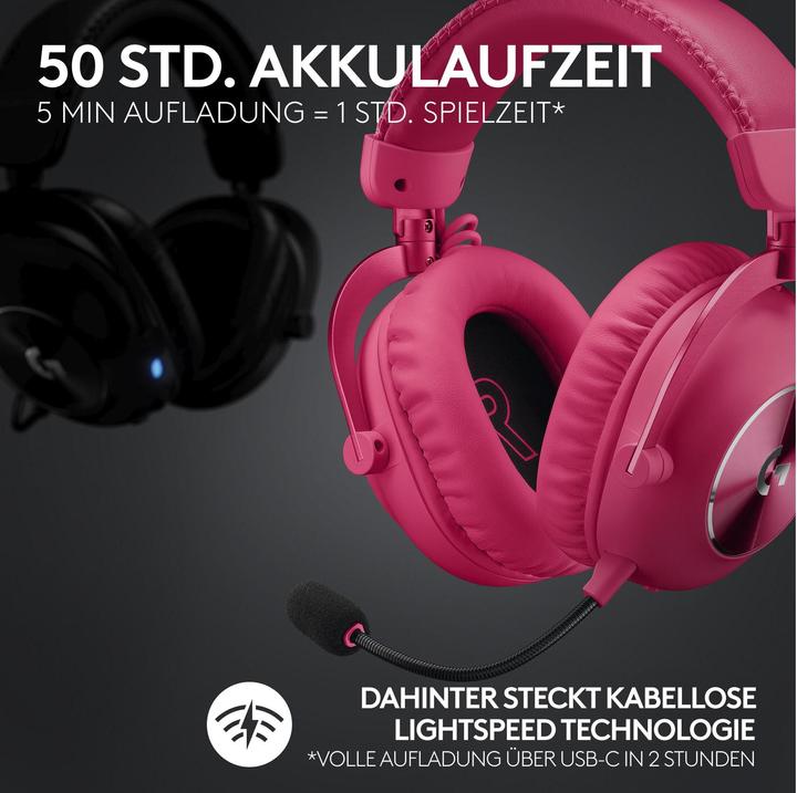 Productafbeelding Logitech G Headset Pro X 2 Lightspeed Wrls (Bedraad, Draadloze)