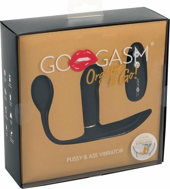 Actual product image GoGasm Pussy & Ass Vibrator