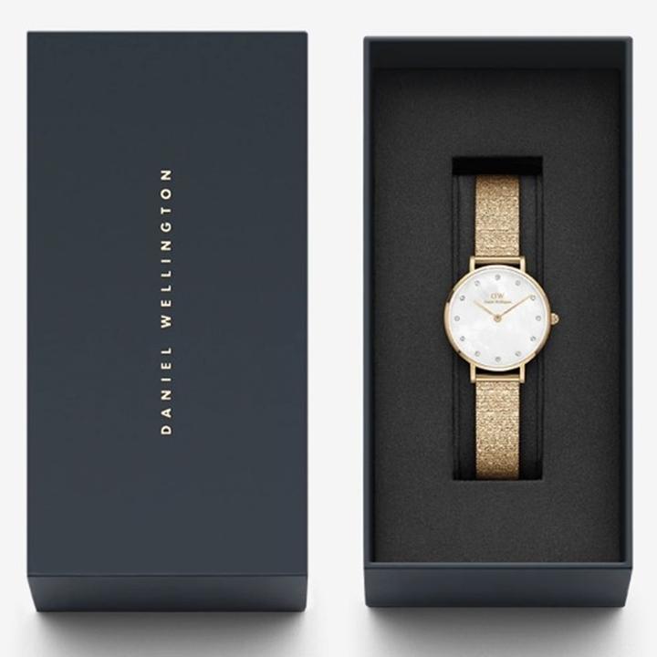 Image du produit Daniel Wellington Classic Petite Lumine Pressed Piano Gold White (Montre analogique, 28 mm)