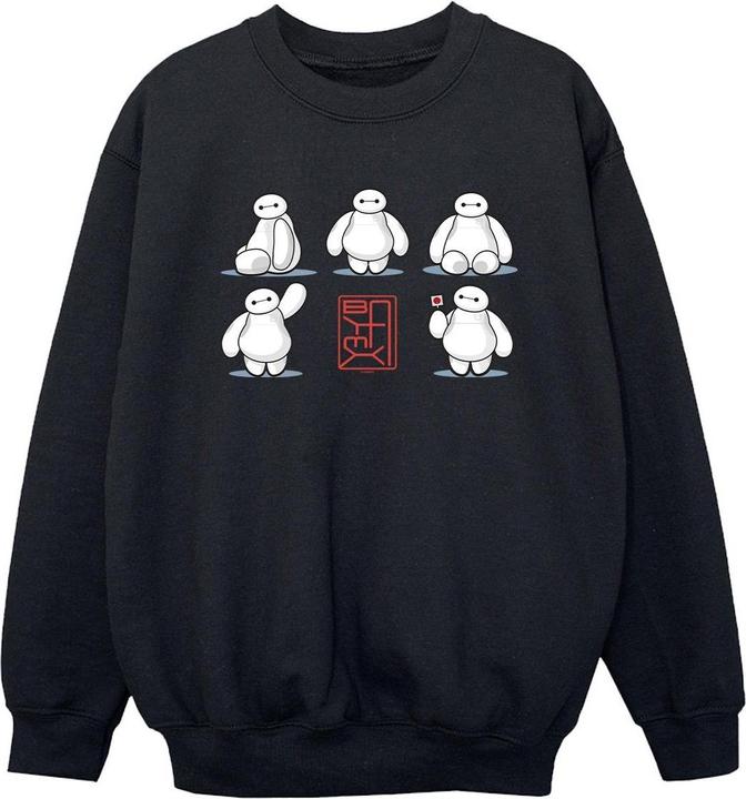 Disney Big Hero 6 Baymax Many Poses Sweatshirt Jungen