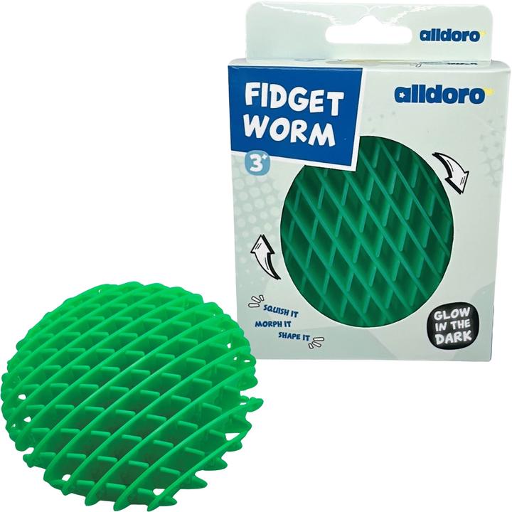 Produktbild Alldoro Fidget Worm Glow in the Dark (Deutsch, Englisch, Französisch, Italienisch, Schweizerdeutsch)