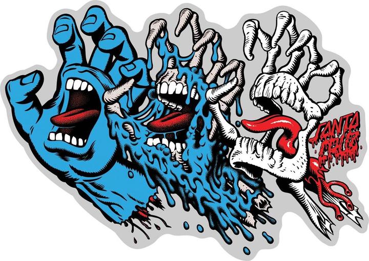 Santa Cruz Evolve Hand Sticker 6"