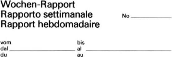 Immagine prodotto Favorit Rapporto Settimane (100 x)