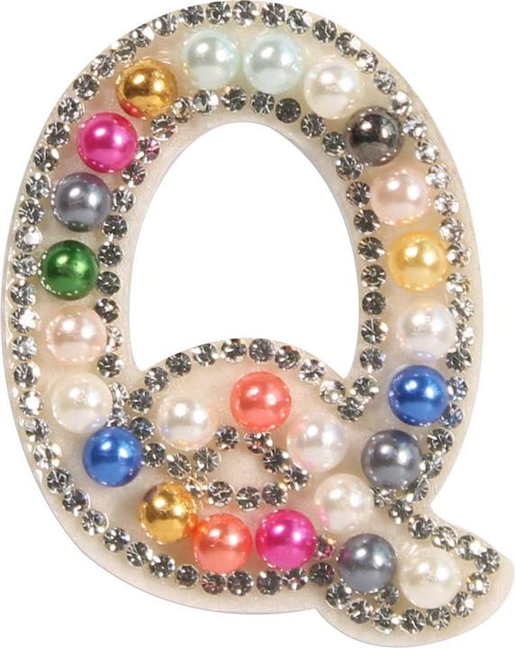 Immagine prodotto PhoneLook Adesivi per smartphone 3D Perle arcobaleno lettera Q