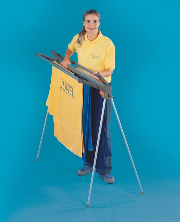 Actual product image Juwel Wäschetrockner Alu Twist 140, Wäscheständer kompakt, Wäscheleine 13,7 m (1.04 m)