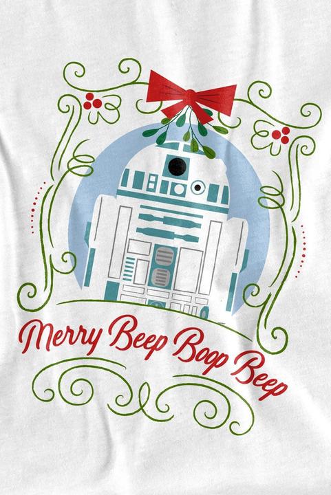 Immagine prodotto Star Wars Merry Beep Boop Beep Maglietta Natale R2-D2 Bambini (140)