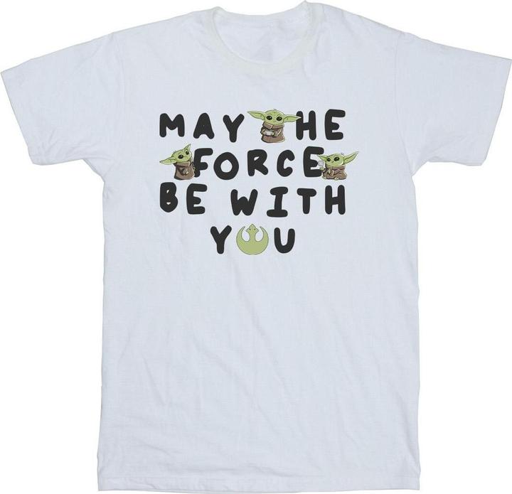 Star Wars The Mandalorian Grogu May The Force Be With You TShirt Jungen
