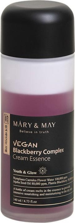 Actual product image Mary&May MARY & MAY Vegan Blackberry Complex Cream Essence, 40 ml (140 ml, Face toner)